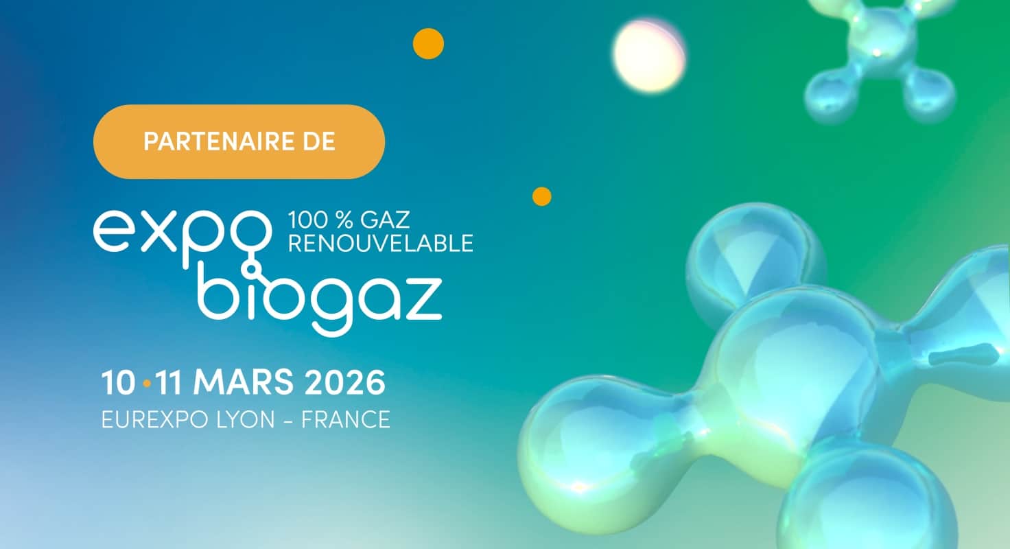 France gaz, partenaire d'Expobiogaz 2026