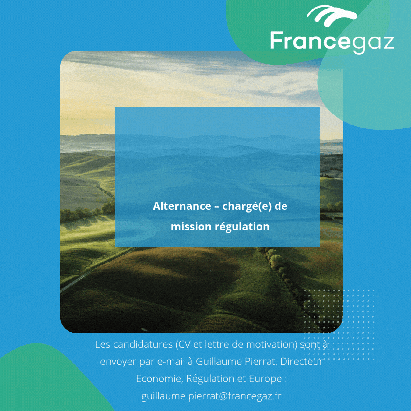 Alternance – chargé(e) de mission régulation